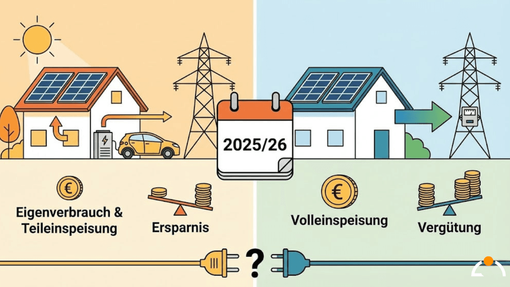 EEG 2025/26: Einspeisevergütung im Überblick – lohnt sich Volleinspeisung wieder?